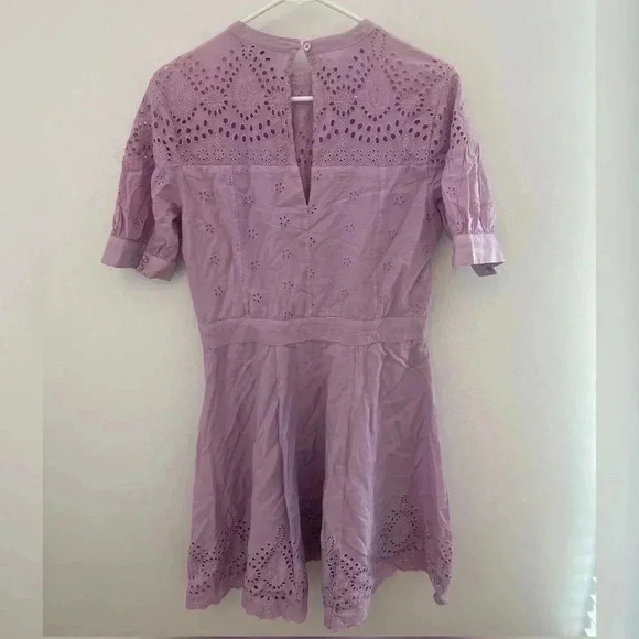 WALTER BAKER
Nicolette broderie anglaise-trimmed mini
dress NEW WITH TAG - Picture 5 of 6